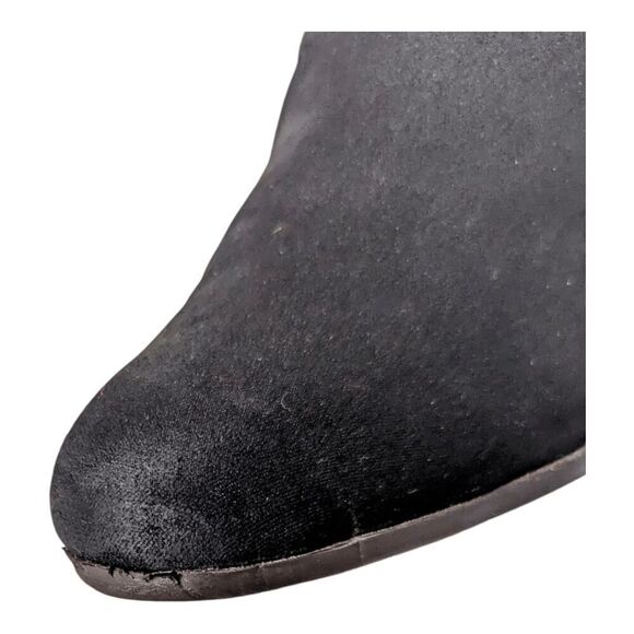 SAM EDELMAN Silas Black Suede Over The Knee Boot Size 9M - Picture 10 of 13